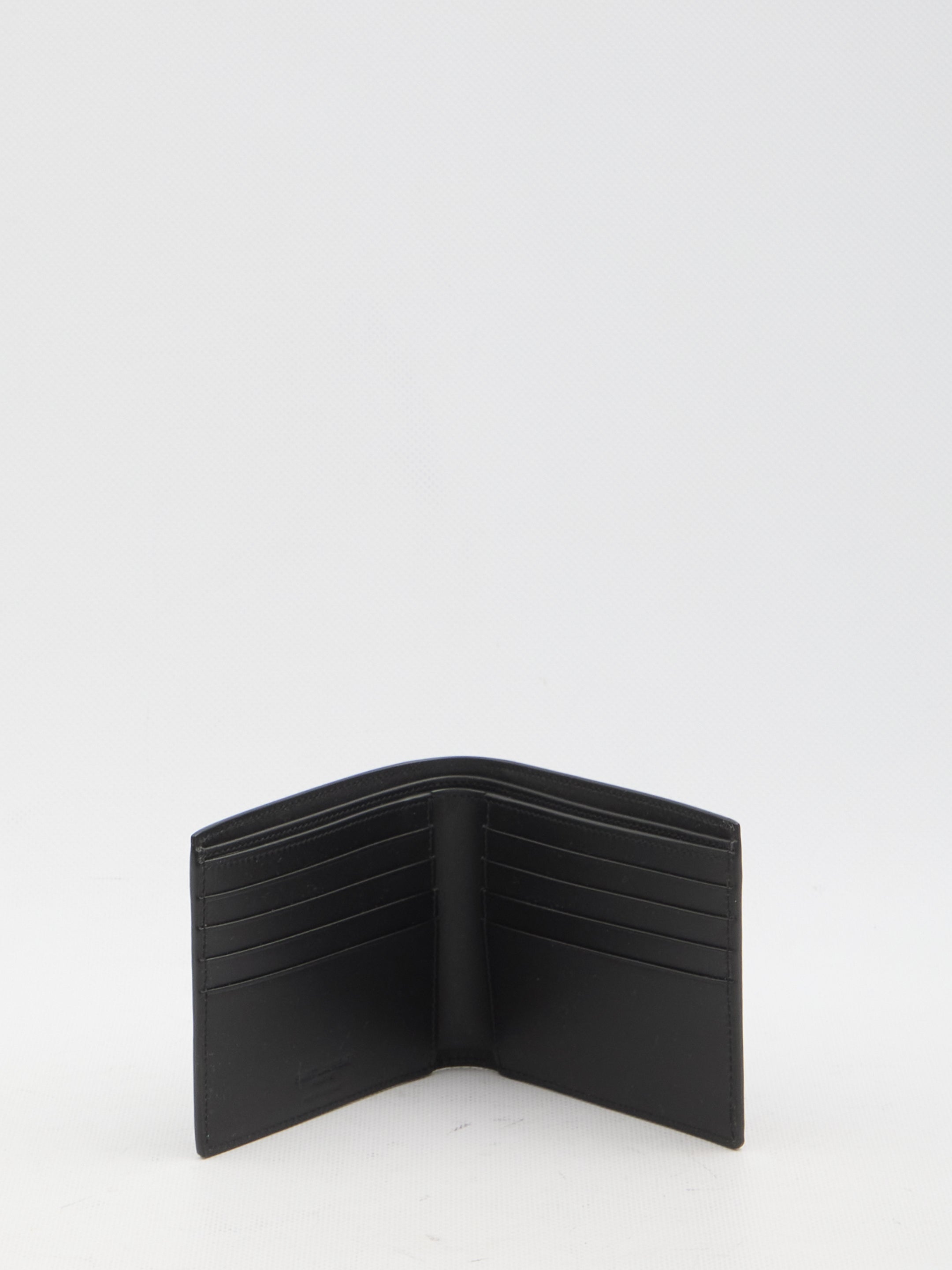 SAINT LAURENT East/West Mini Bi-Fold Wallet - FW25 - Banlieue91 -