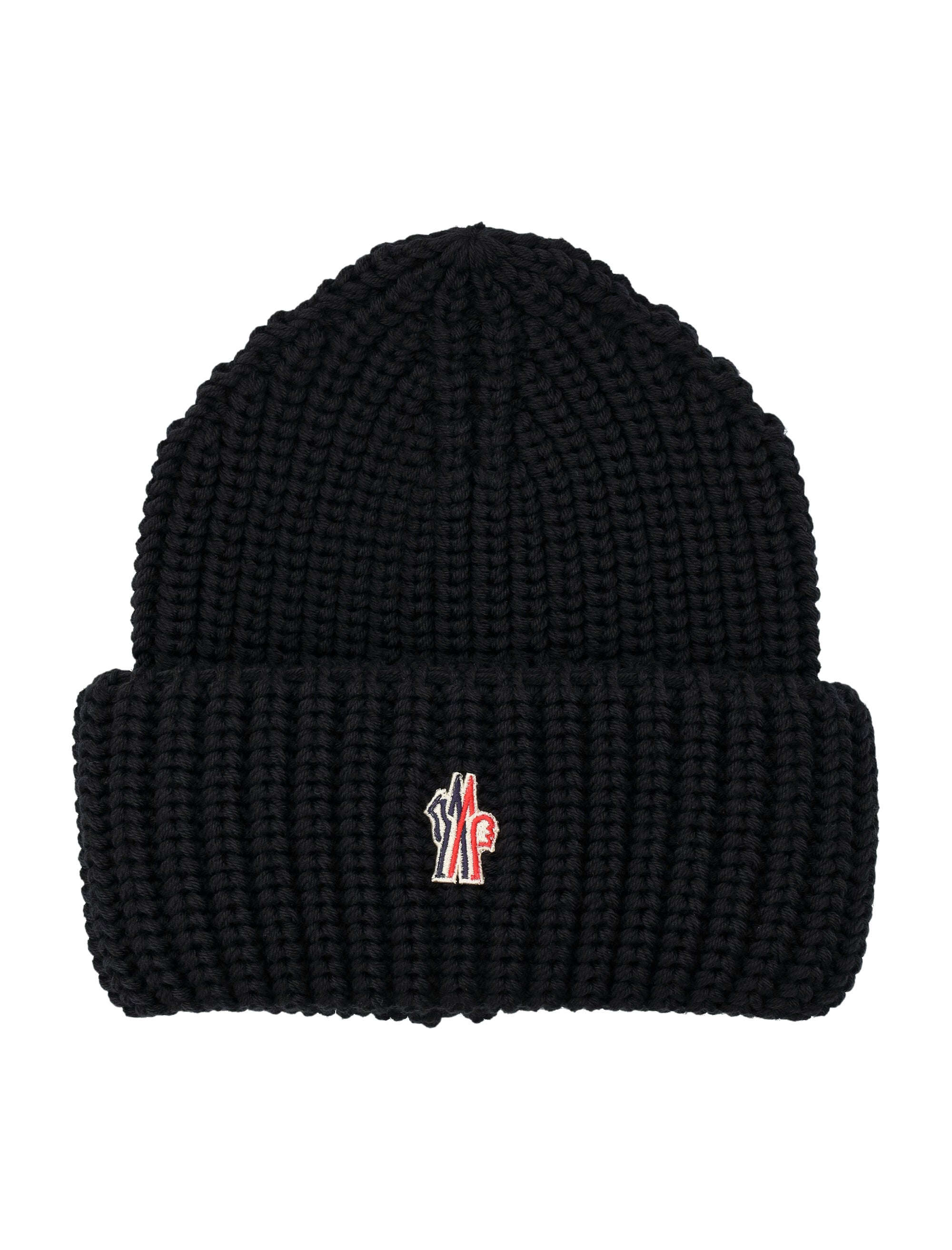 MONCLER GRENOBLE Wool Beanie with Logo for Men - Banlieue91 -