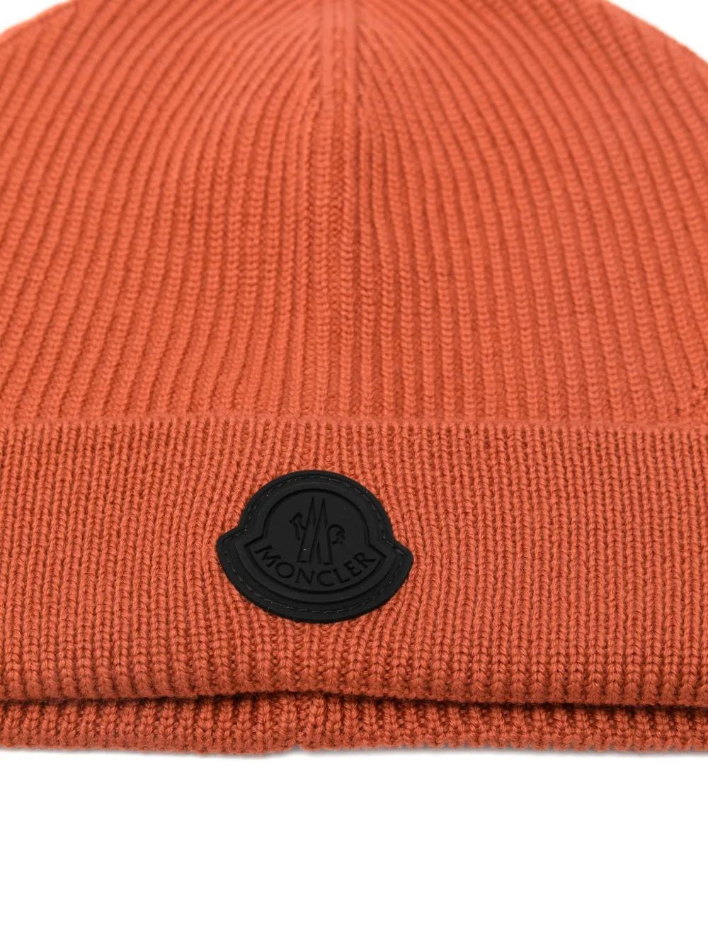 MONCLER Wool Beanie with Turn-Up Brim for Men - Banlieue91 -