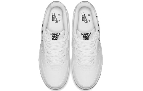 The Nike Air Force 1 Low 'Have a Nike Day - White' shown against a stylish background, emphasizing its sleek design and versatility.