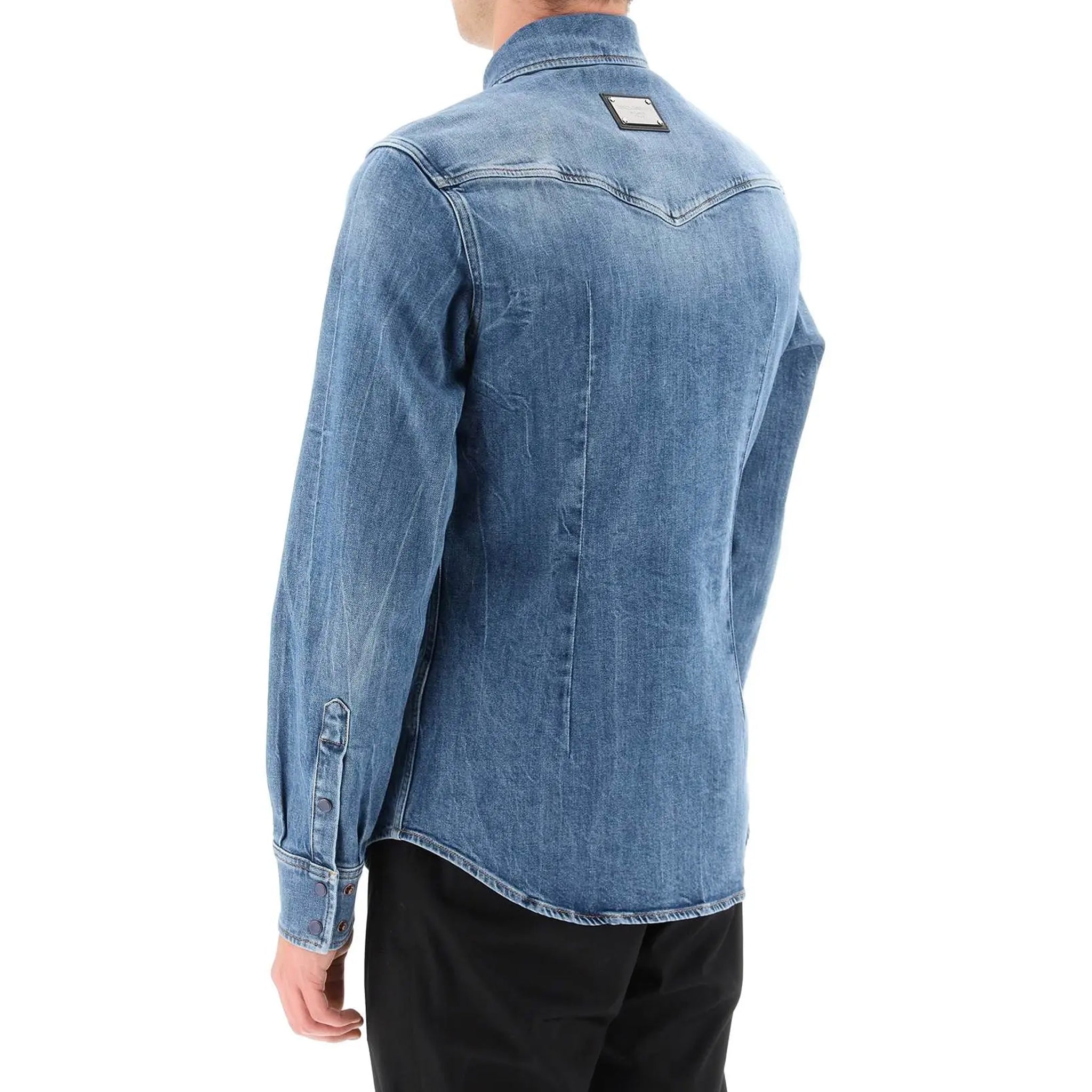 Dolce & Gabbana Cotton Denim Shirt - Banlieue91 -