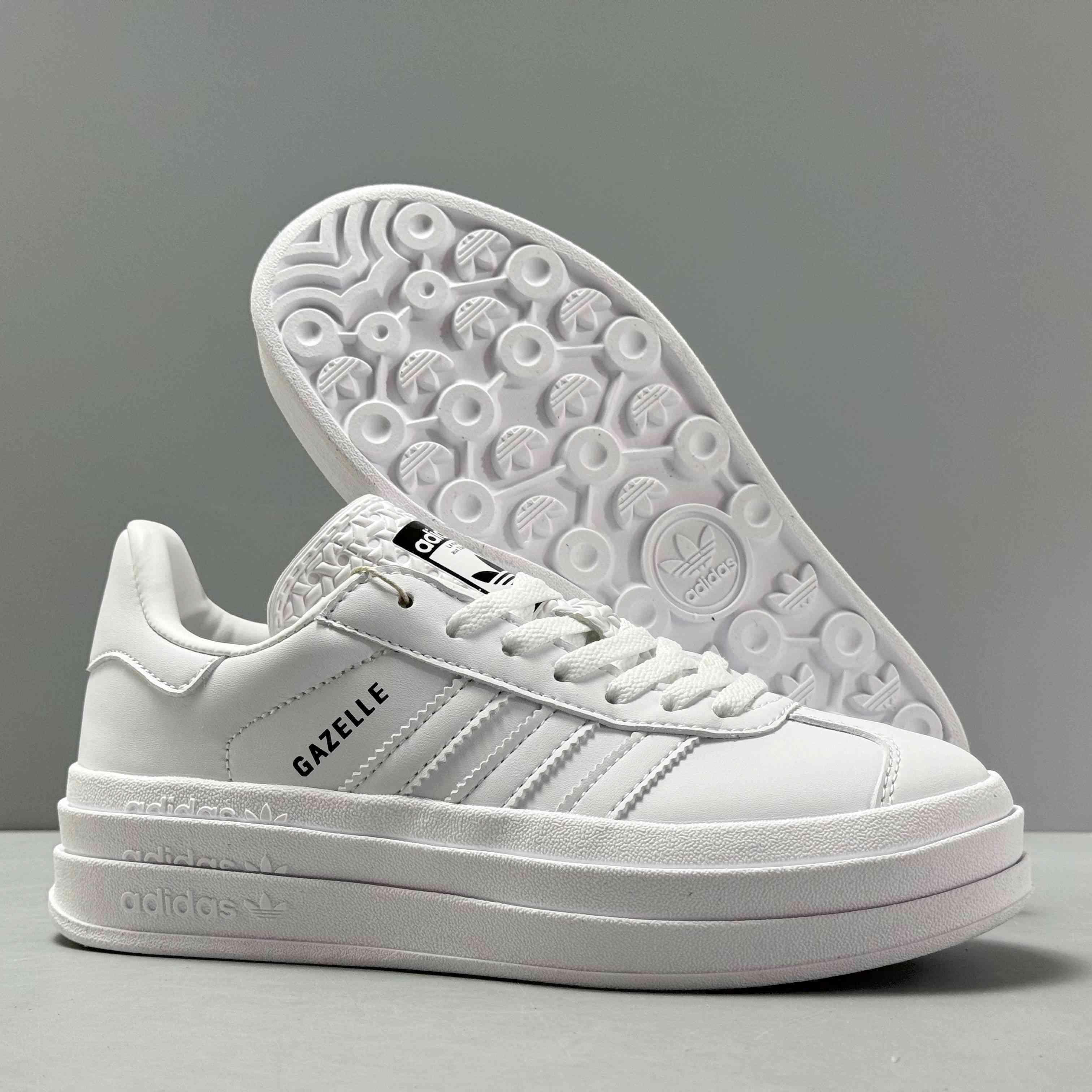 Adidas Originals Gazelle Bold 'Triple White' - Banlieue91