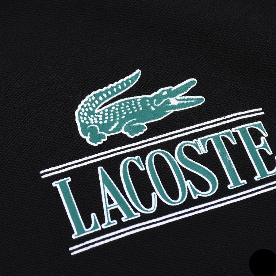 Lacoste Black T-shirt With Collar - Banlieue91