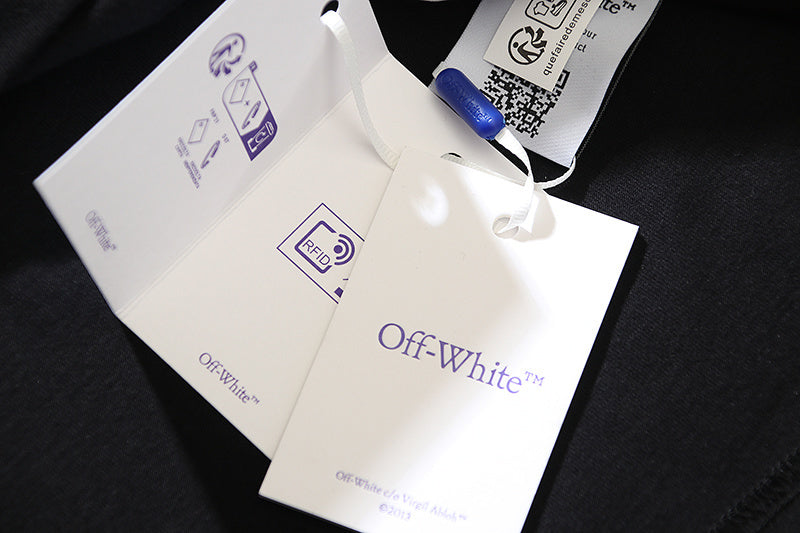 Off-White logo cotton t-shirt 'Black' - Banlieue91 -