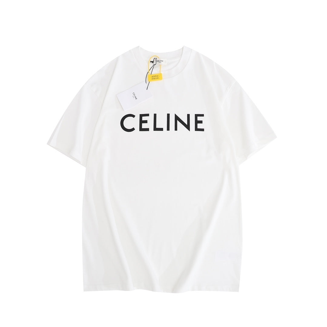 CELINE Paris Loose T-Shirt in Cotton Jersey - Banlieue91 -
