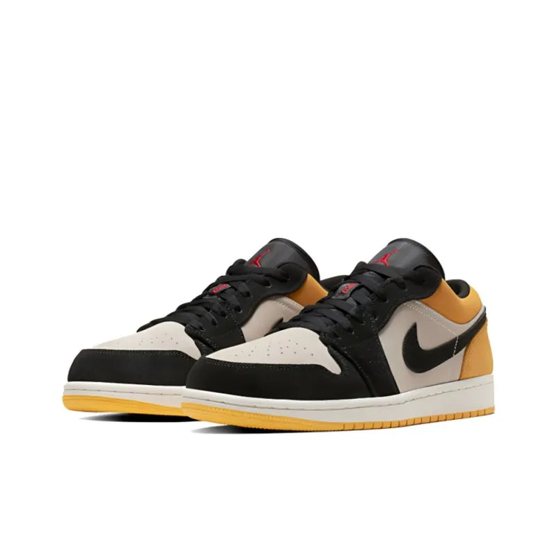 Air Jordan 1 Low Sail University Gold Black