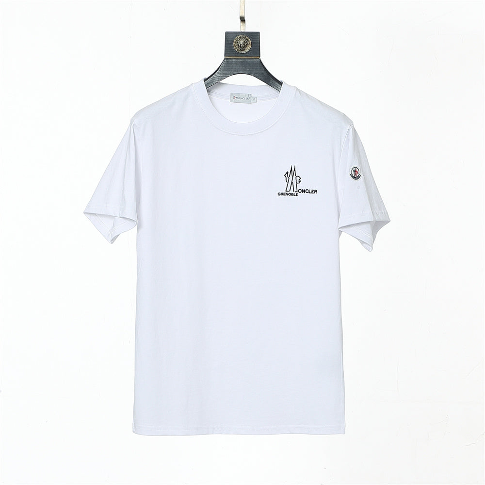 Moncler T-Shirt Without Collar 'White' - Banlieue91