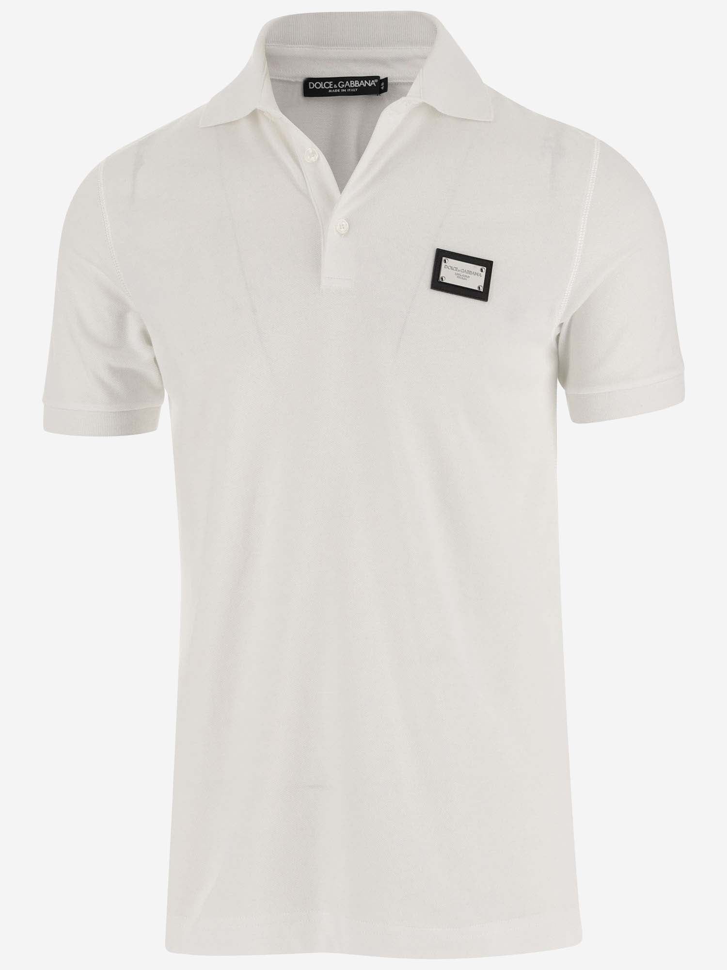 Dolce & Gabbana Cotton Polo Shirt With Logo - Banlieue91 -