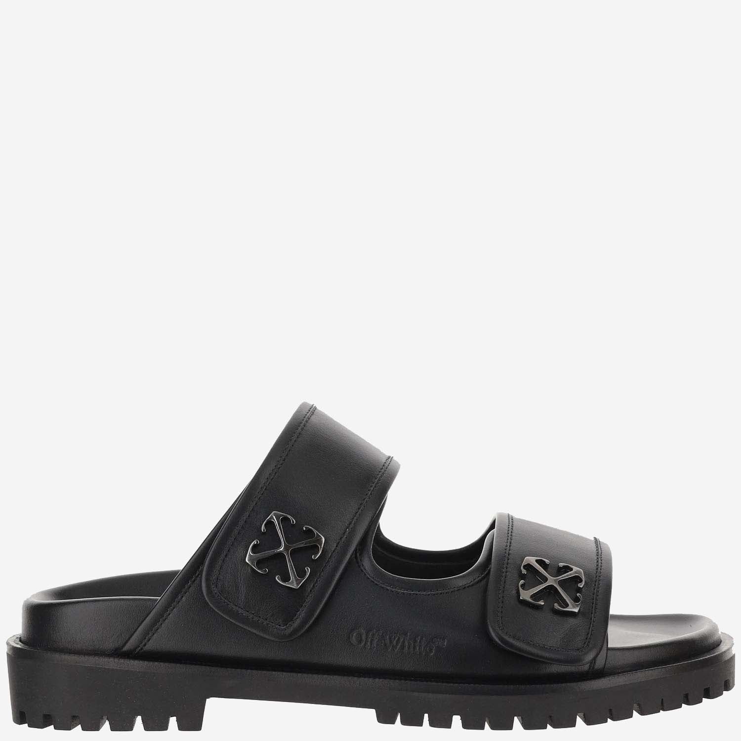 Off White Sandals Slip On Off White - Banlieue91 -