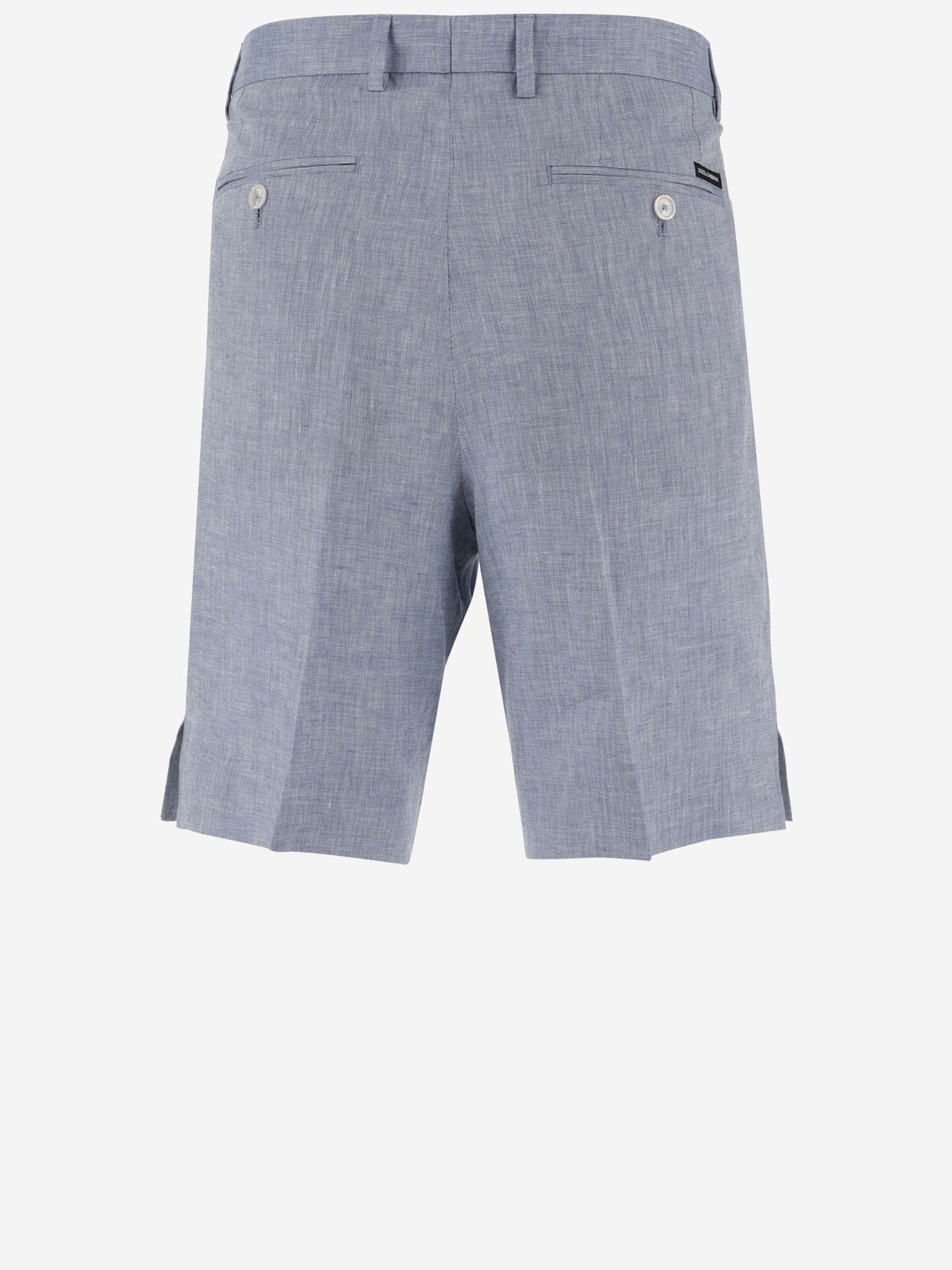 Dolce & Gabbana Linen Bermuda Shorts - Banlieue91 -