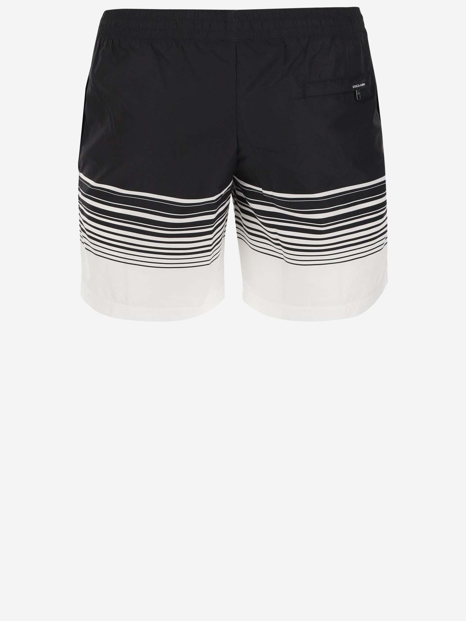 Dolce & Gabbana Nylon Swimsuit With Logo - Banlieue91 -