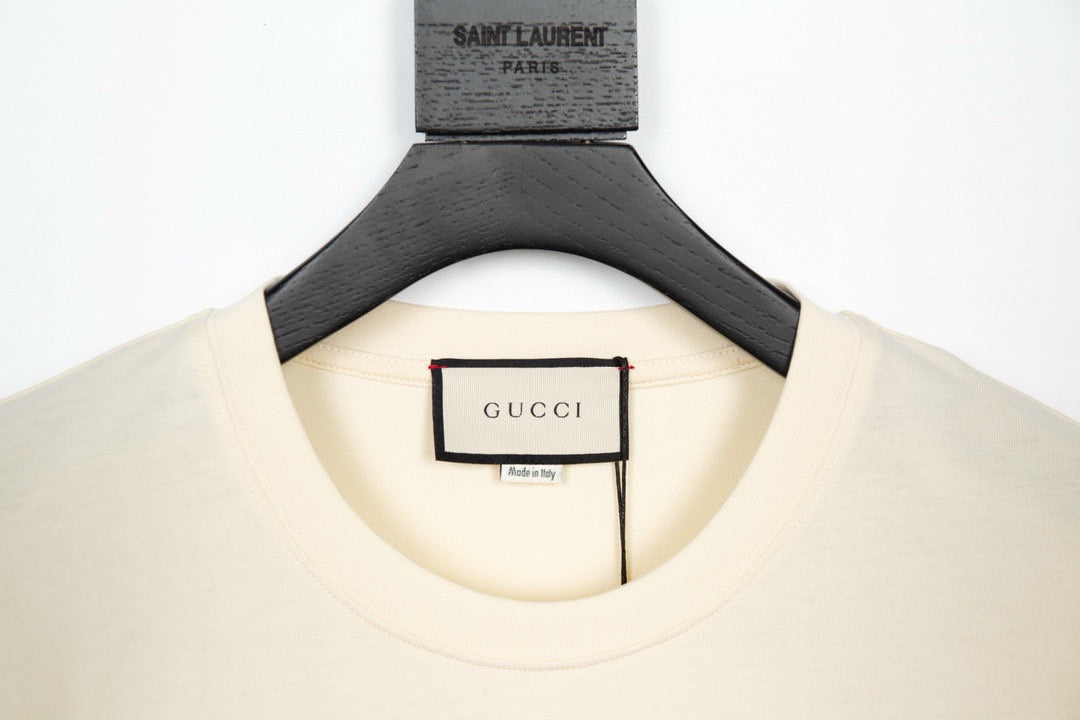 Gucci T-Shirt Without Collar 'Beige' - Banlieue91