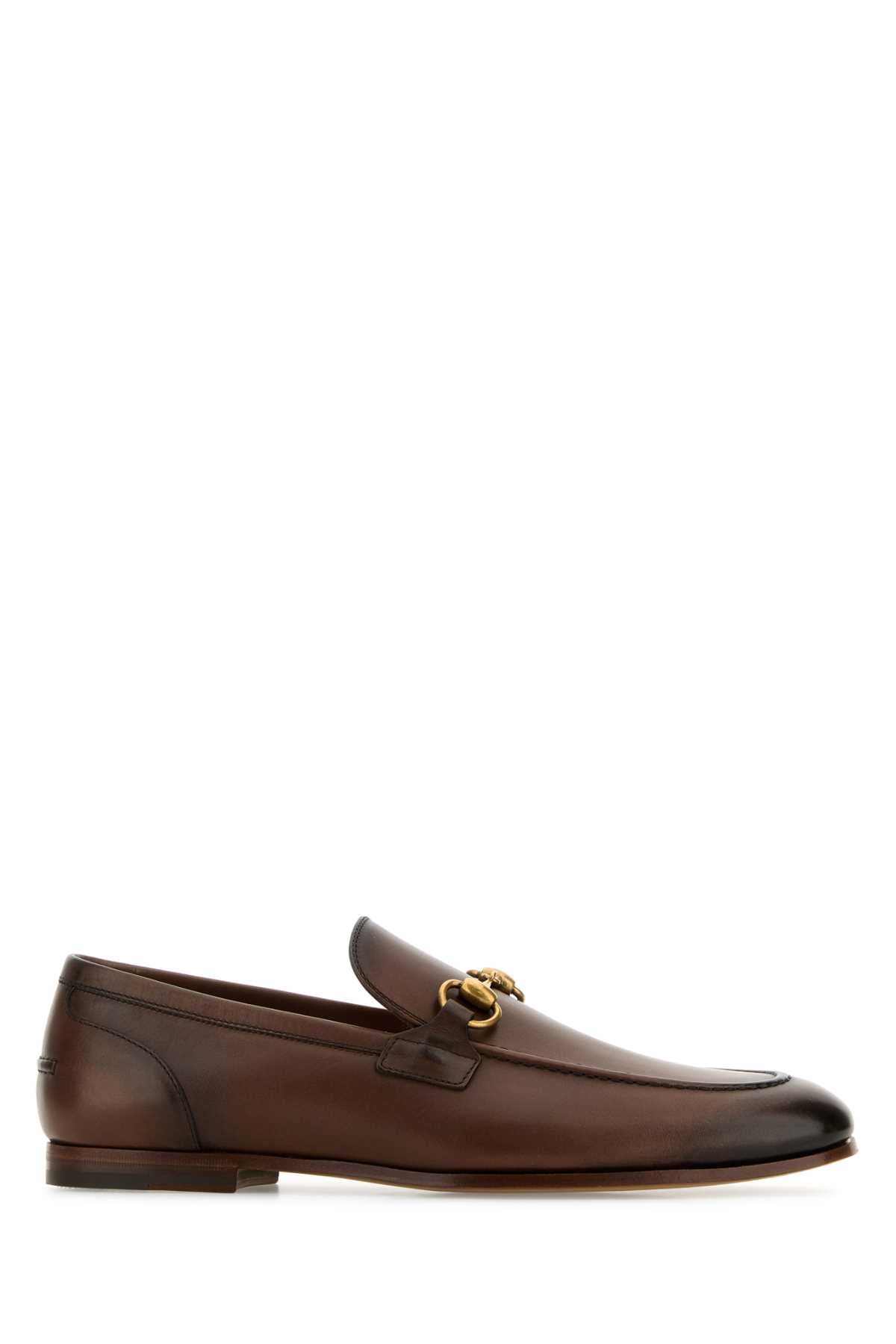 GUCCI Two-Tone Leather Loafers for Men - Banlieue91 -