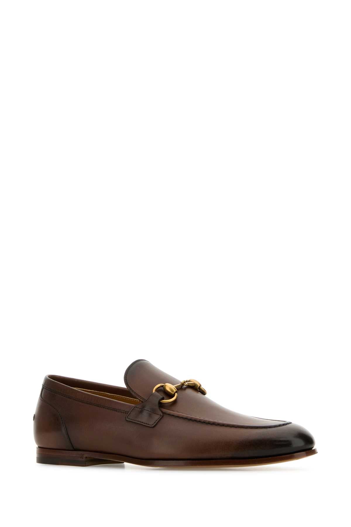 GUCCI Two-Tone Leather Loafers for Men - Banlieue91 -