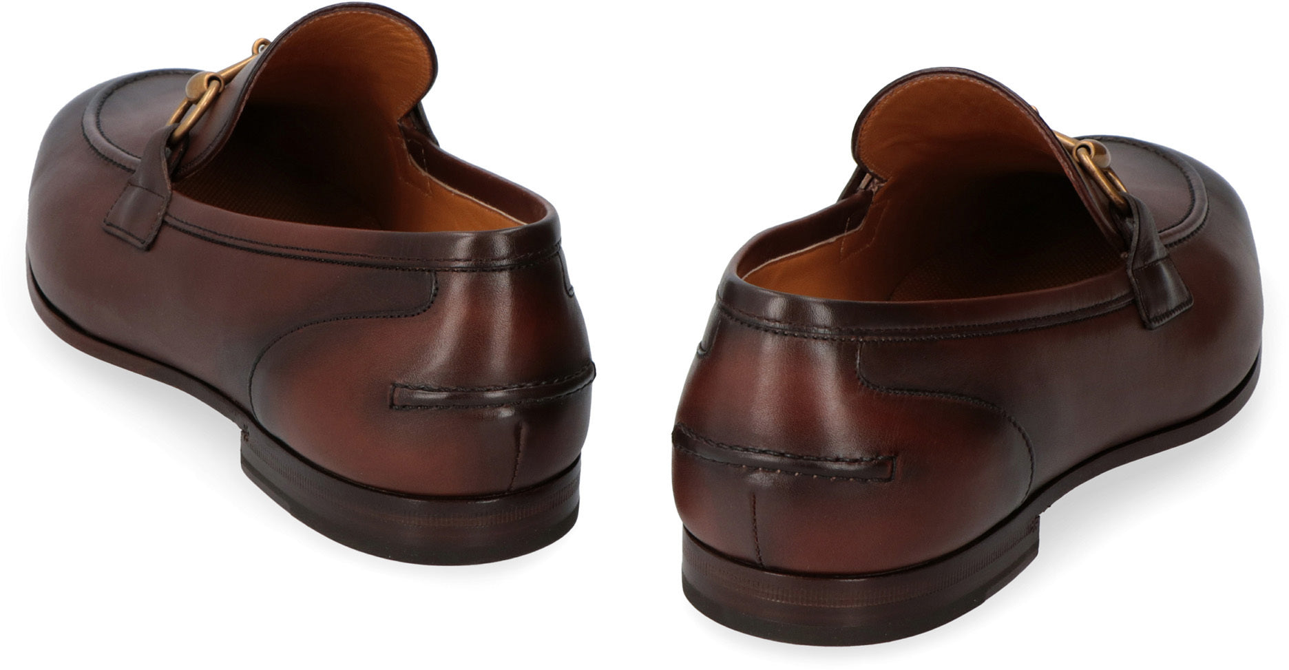 GUCCI Two-Tone Leather Loafers for Men - Banlieue91 -