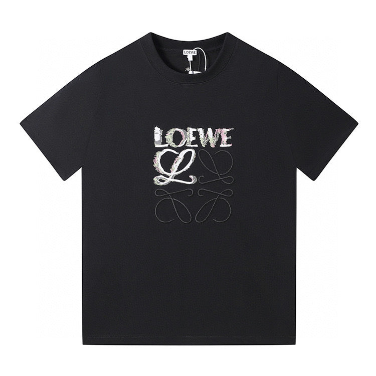 Loewe T-Shirt Without Collar 'Black' - Banlieue91