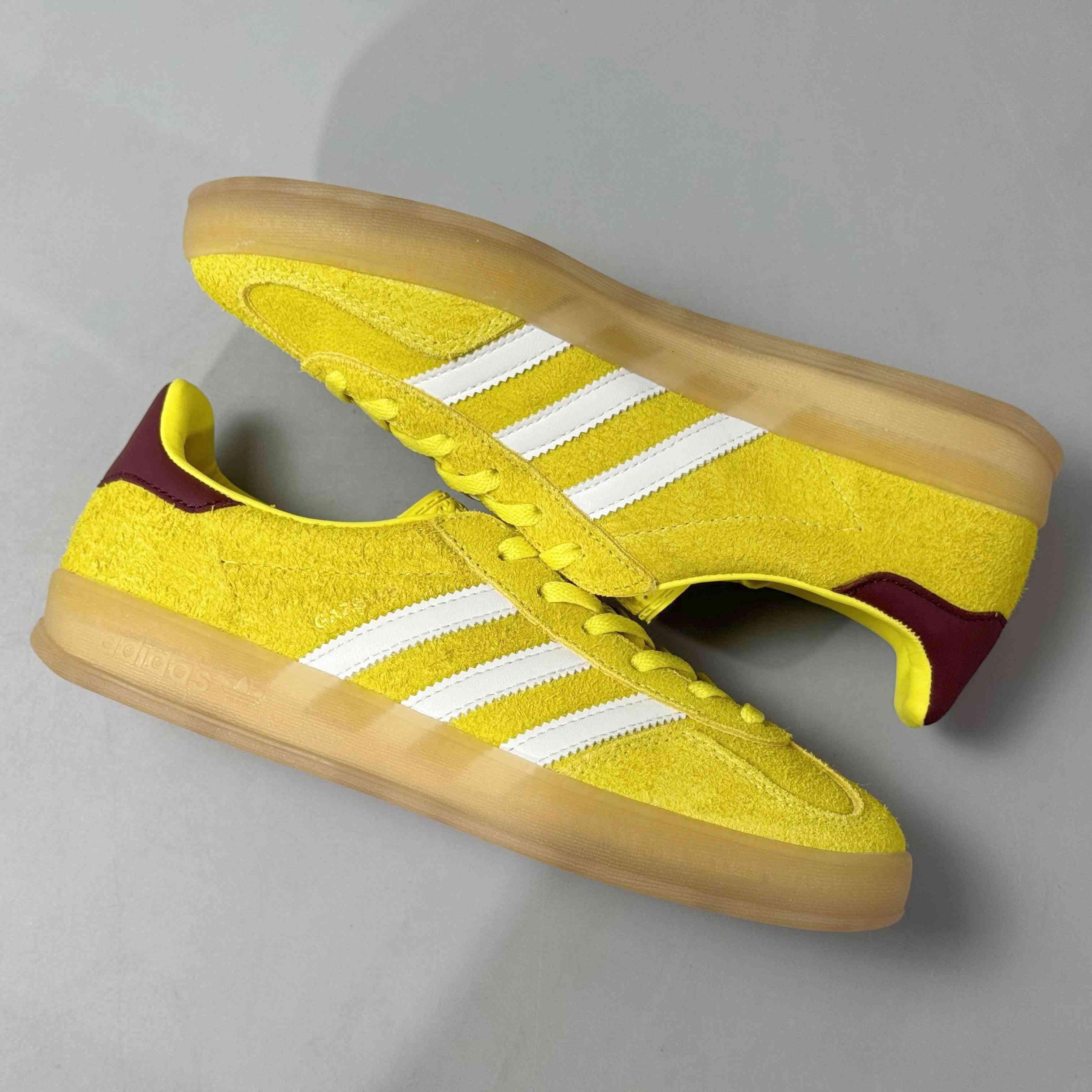 Adidas Originals Gazelle Indoor 'Bright Yellow Burgundy' - Banlieue91