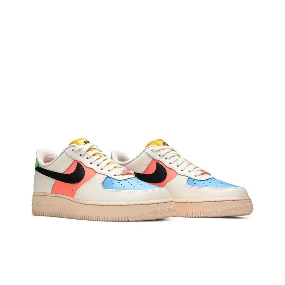 Nike Air Force 1 'Sail White Mango Orange Blue' - Banlieue91