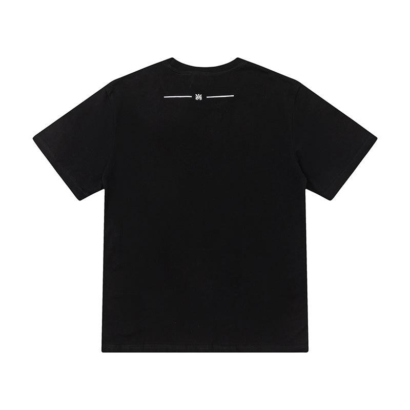 Amiri Black T-Shirt Without Collar - Banlieue91