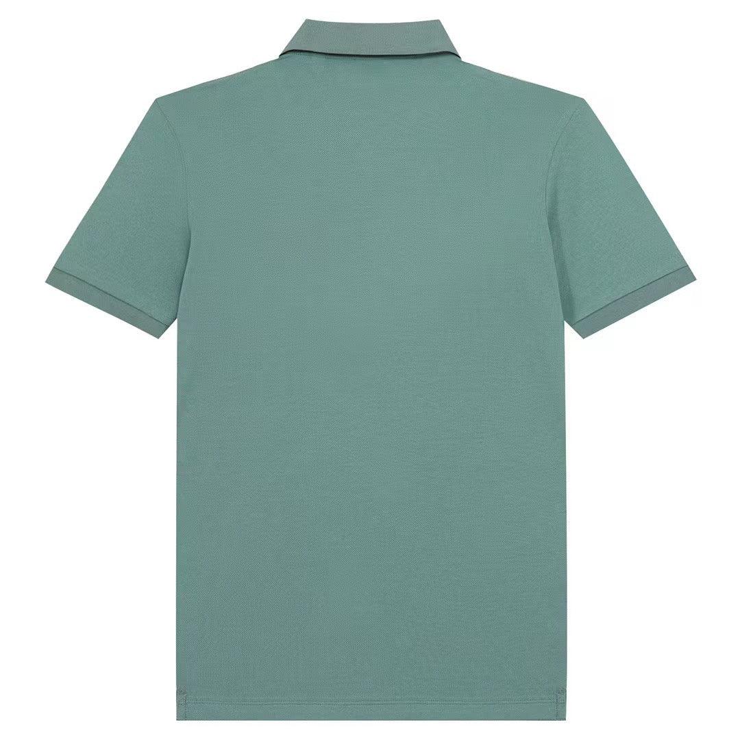 Burberry Light Green T-Shirt With Collar - Banlieue91