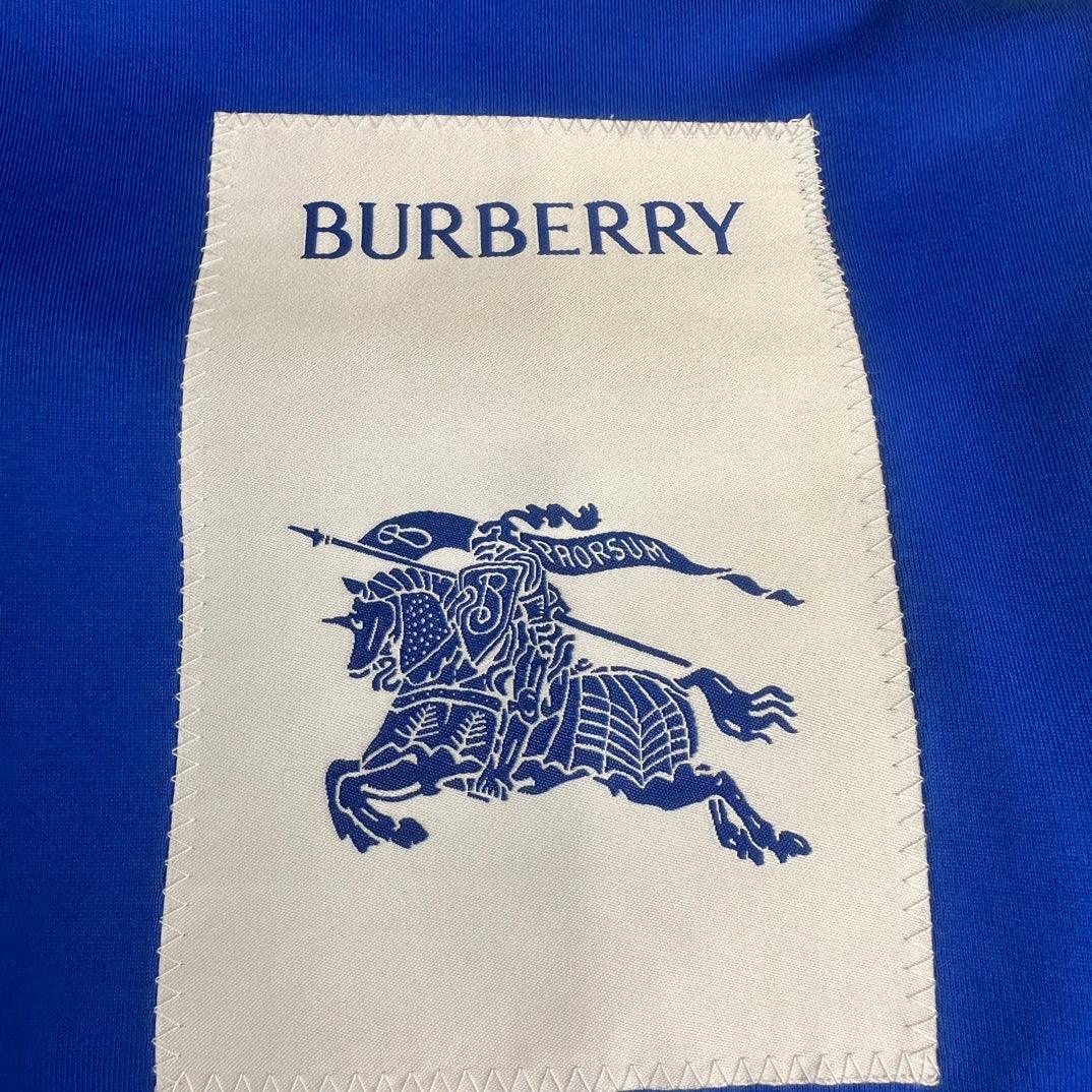 Burberry Blue T-Shirt Without Collar - Banlieue91