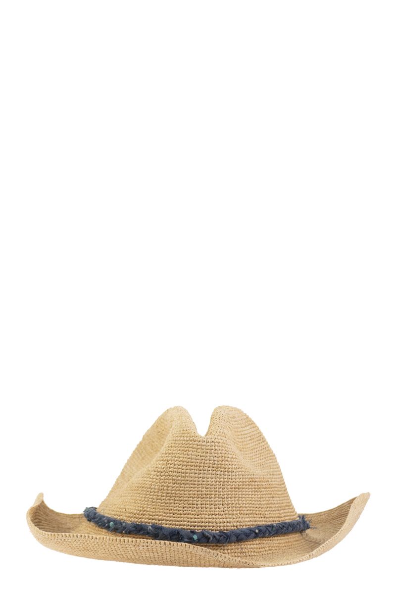 POLO RALPH LAUREN Raffia Hat with Decorative Band - Banlieue91 -