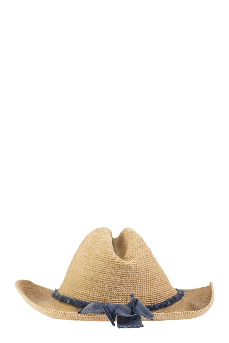 POLO RALPH LAUREN Raffia Hat with Decorative Band - Banlieue91 -