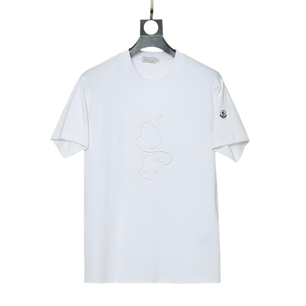 Moncler T-Shirt Without Collar 'White' - Banlieue91