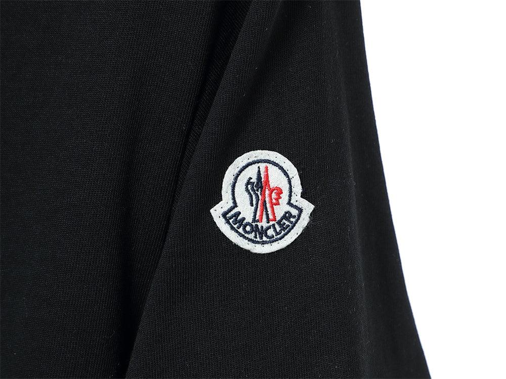 Moncler T-Shirt Without Collar 'Black' - Banlieue91