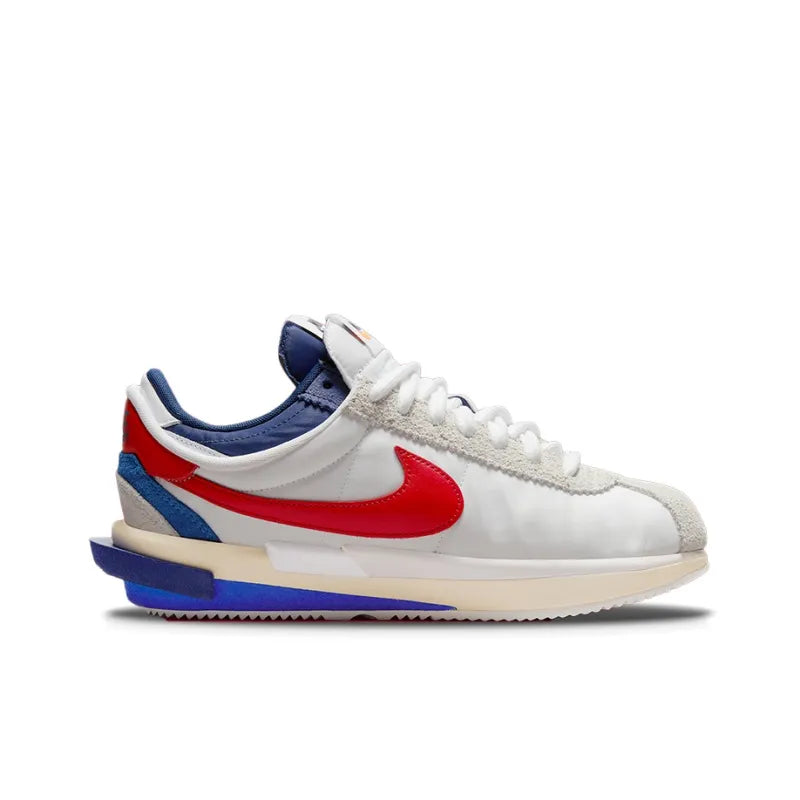 Nike Zoom Cortez Sp Sacai White University Red Blue - Banlieue91 -