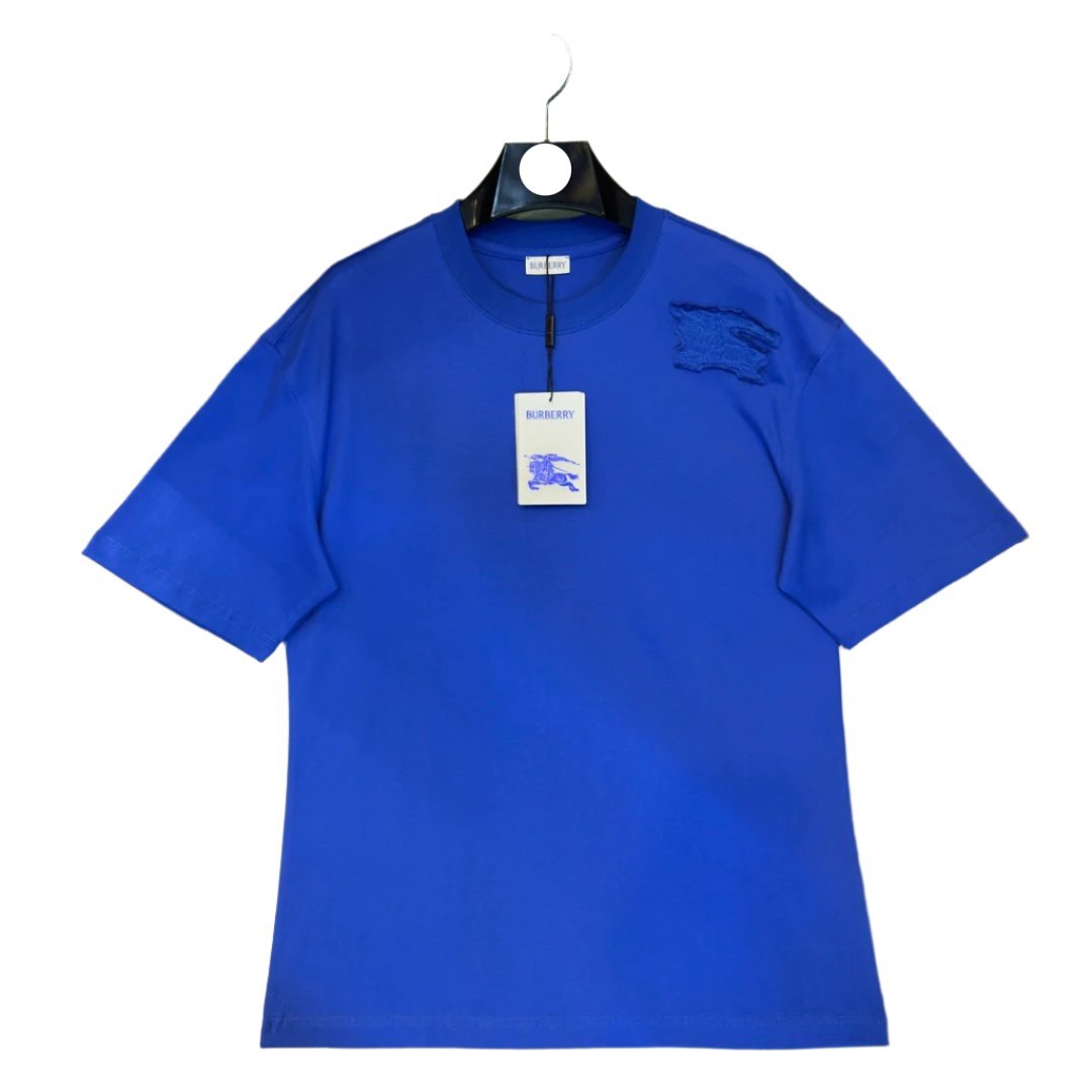 Burberry T-Shirt Without Collar 'Blue' - Banlieue91