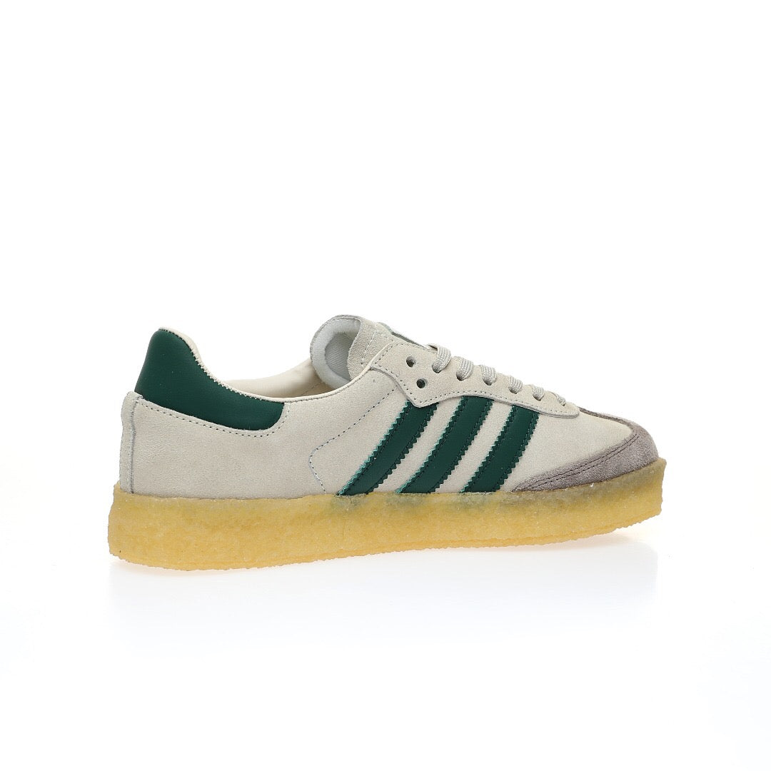 Adidas Originals Clarks 8th Street Samba By Ronnie Fieg Chalk 'White Green' - Banlieue91 -