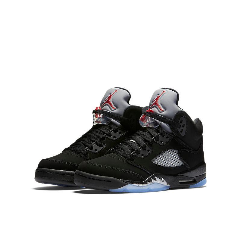 Air Jordan Retro 5 Black Metallic Silver - Banlieue91