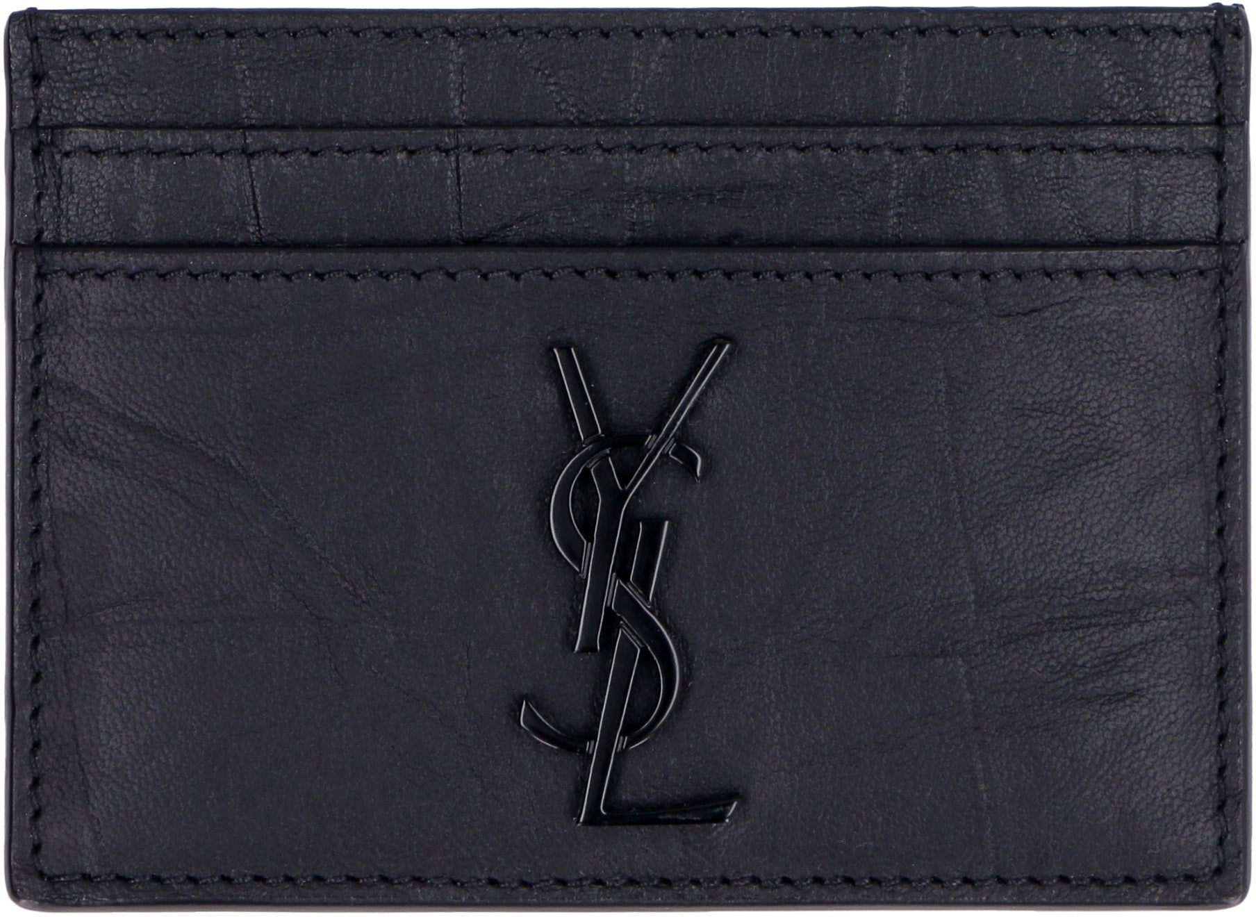 SAINT LAURENT Monogram Mini Credit Card Holder - Banlieue91 -
