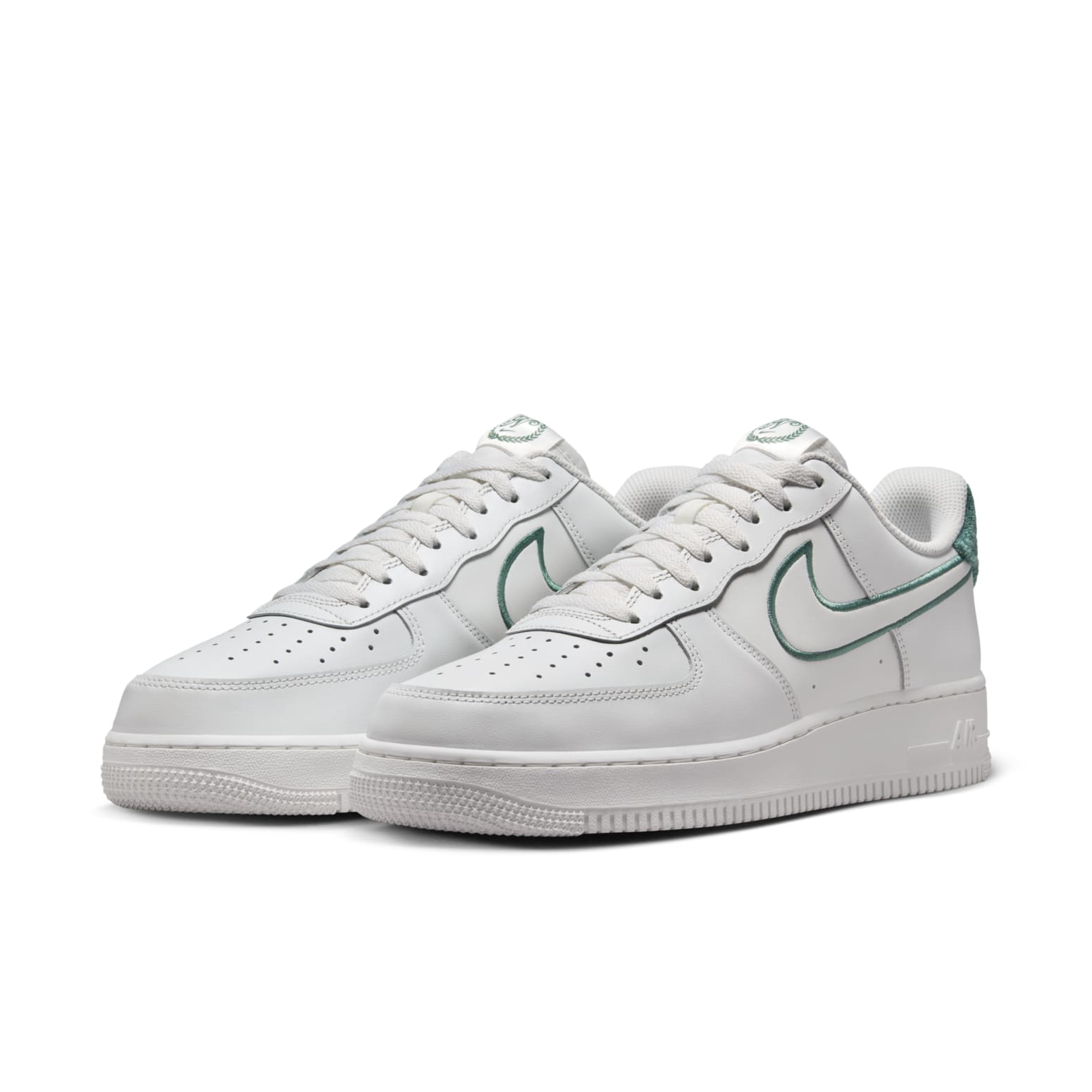 Air Force 1 '07 LV8 'Resort and Sport' sneaker with a white base and bicoastal accents.