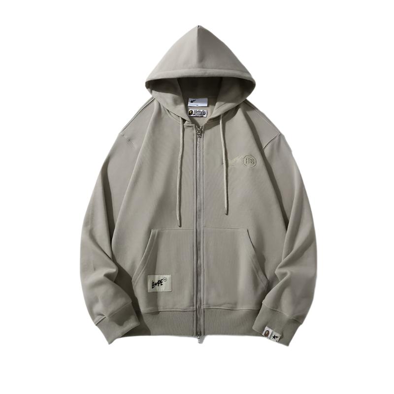 BAPE X HIGHSNOBIETY FULL ZIP HOODIE 'Beige' - Banlieue91