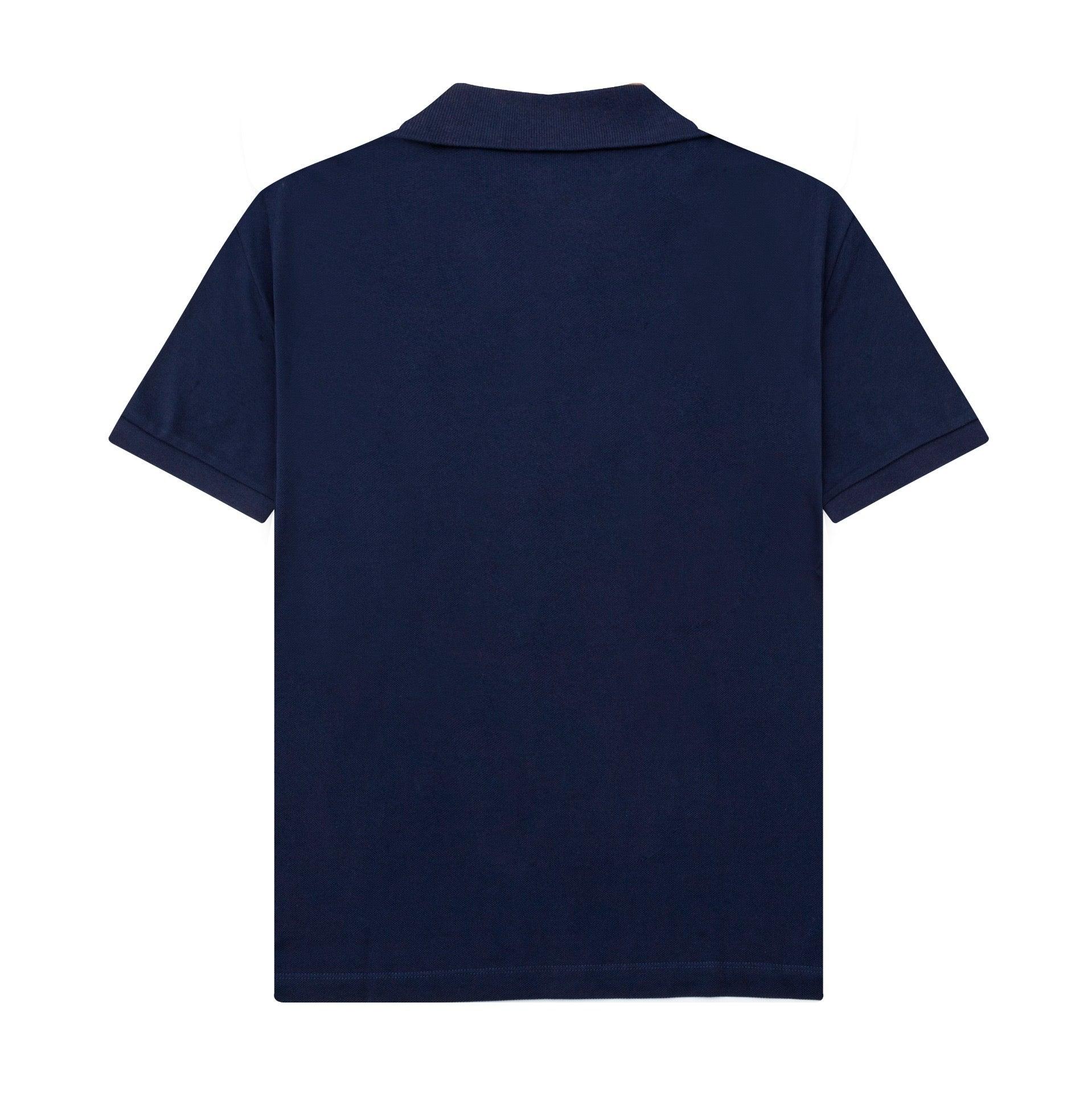 Burberry Blue T-Shirt With Collar - Banlieue91