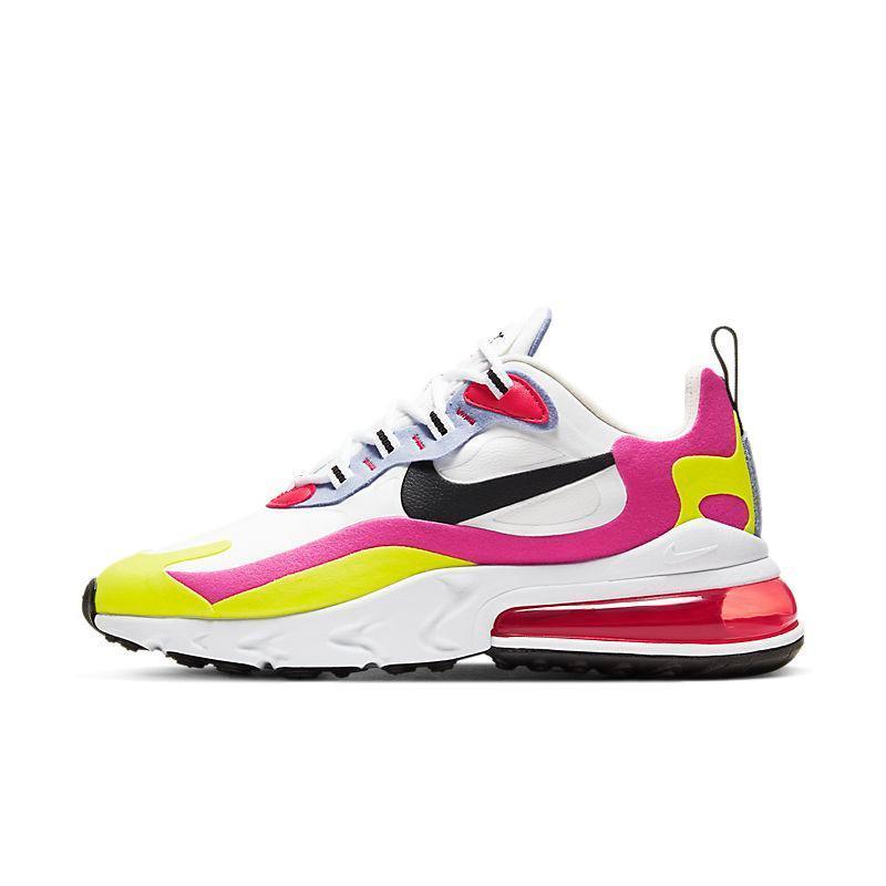 Nike Air Max 270 React 'White Pink Yellow' - Banlieue91