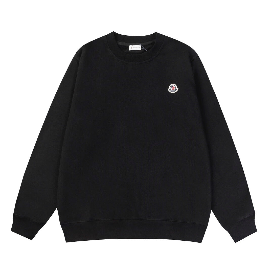 Moncler Logo Patch Sweatshirt 'Black' - Banlieue91