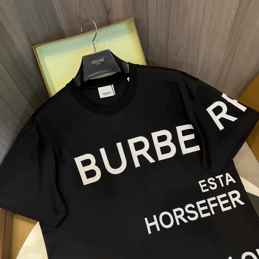 Burberry Black T-Shirt Without Collar - Banlieue91