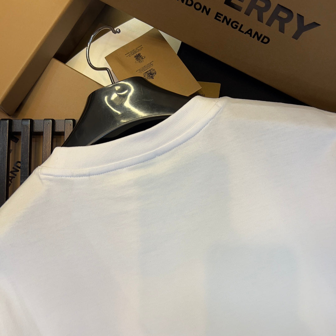 Burberry T-Shirt Without Collar 'White' - Banlieue91