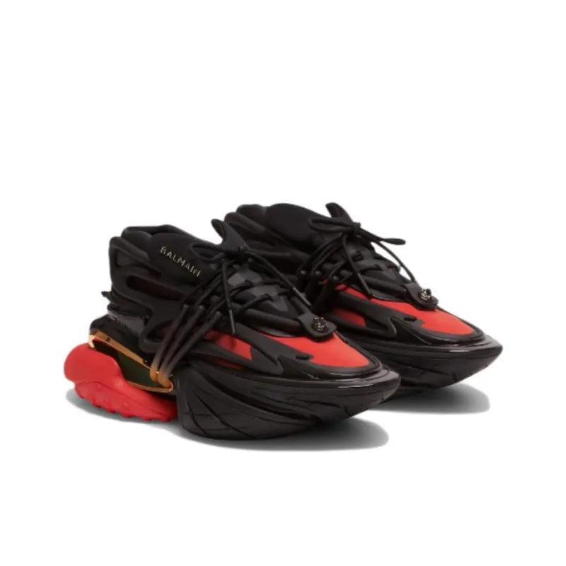 BALMAIN Unicorn Low 'Black Red' - Banlieue91 -