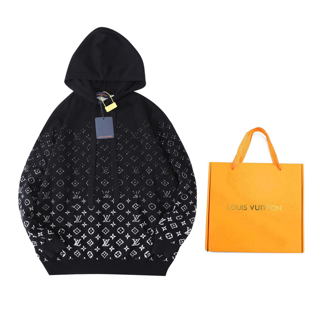 Louis Vuitton Black Monogram Hoodie - Banlieue91