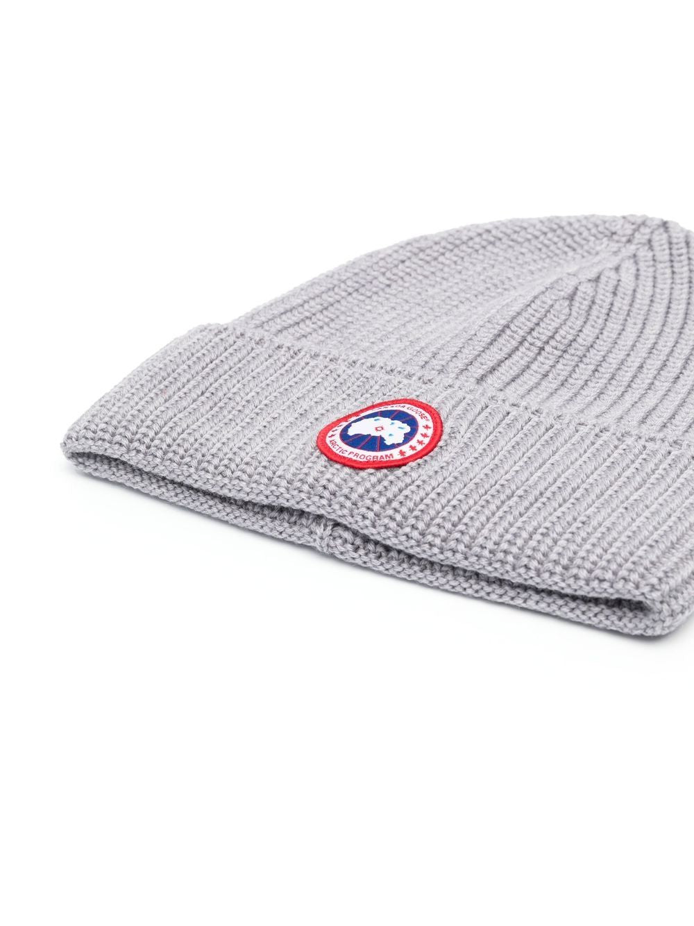 CANADA GOOSE Logo Wool Beanie for Men - Banlieue91 -