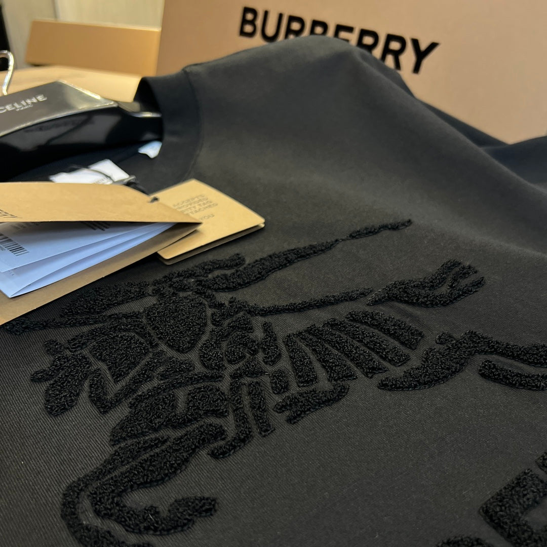 Burberry T-Shirt Without Collar 'Black' - Banlieue91