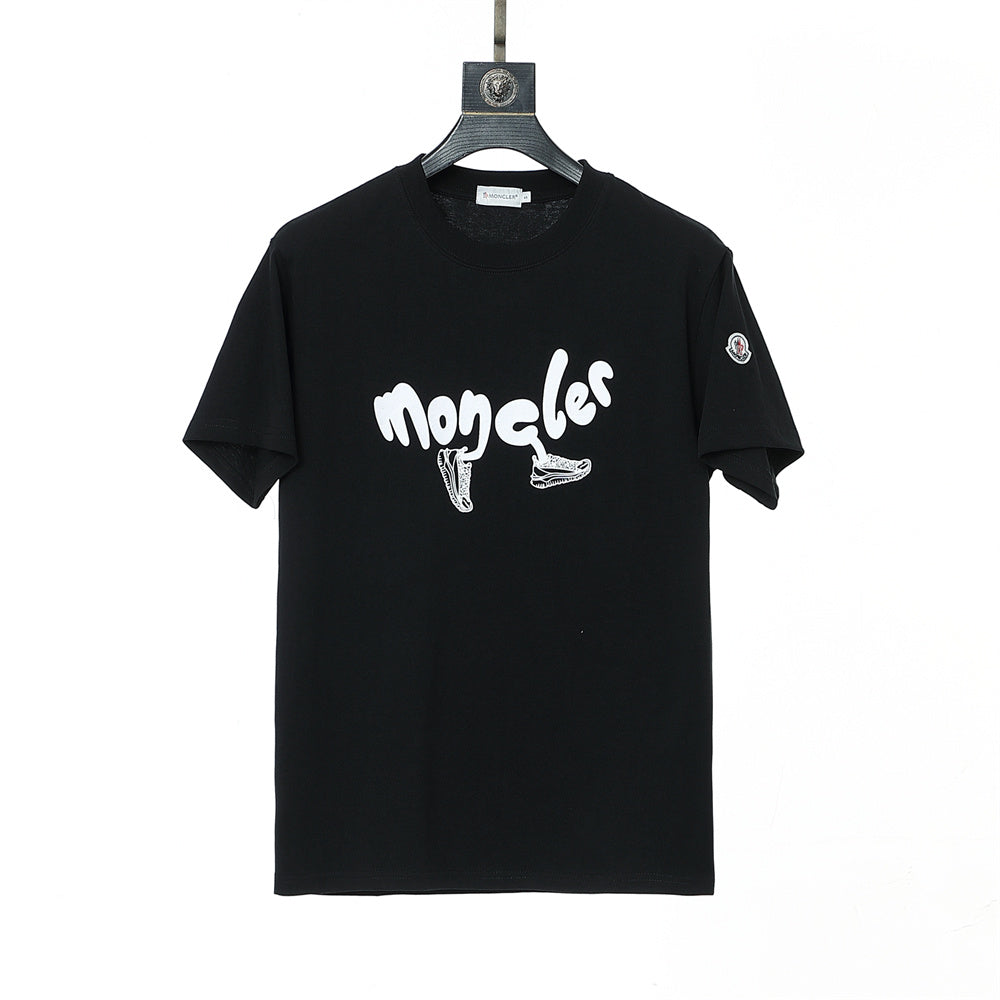 Moncler T-Shirt Without Collar 'Black' - Banlieue91