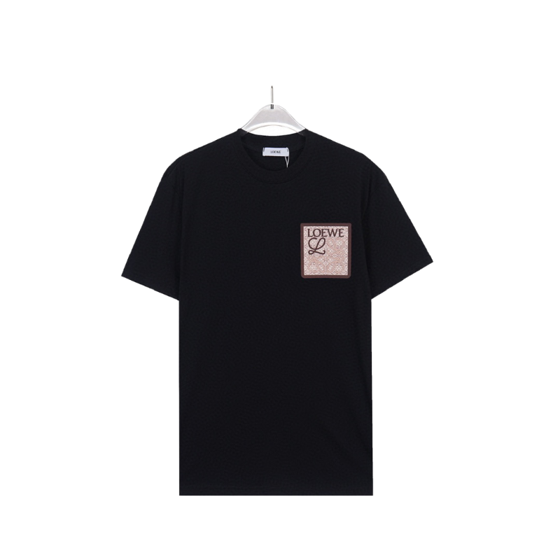 Loewe T-Shirt Without Collar 'Black' - Banlieue91