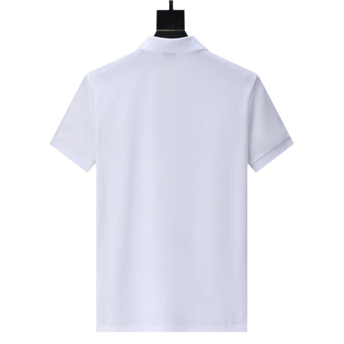 Hugo Boss White T-Shirt with Collar - Banlieue91