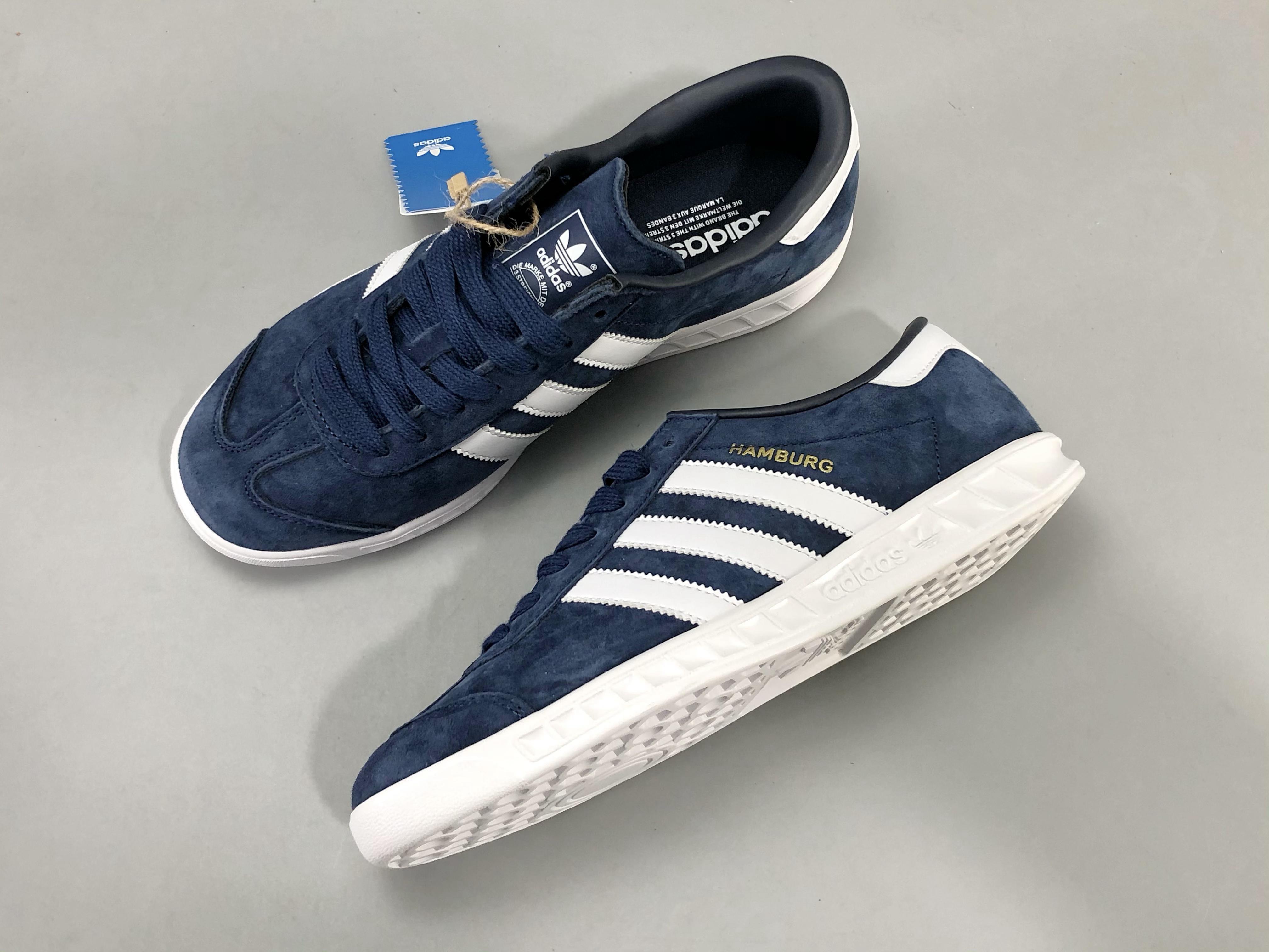 Adidas Originals Hamburg 'Dark Blue White' - Banlieue91