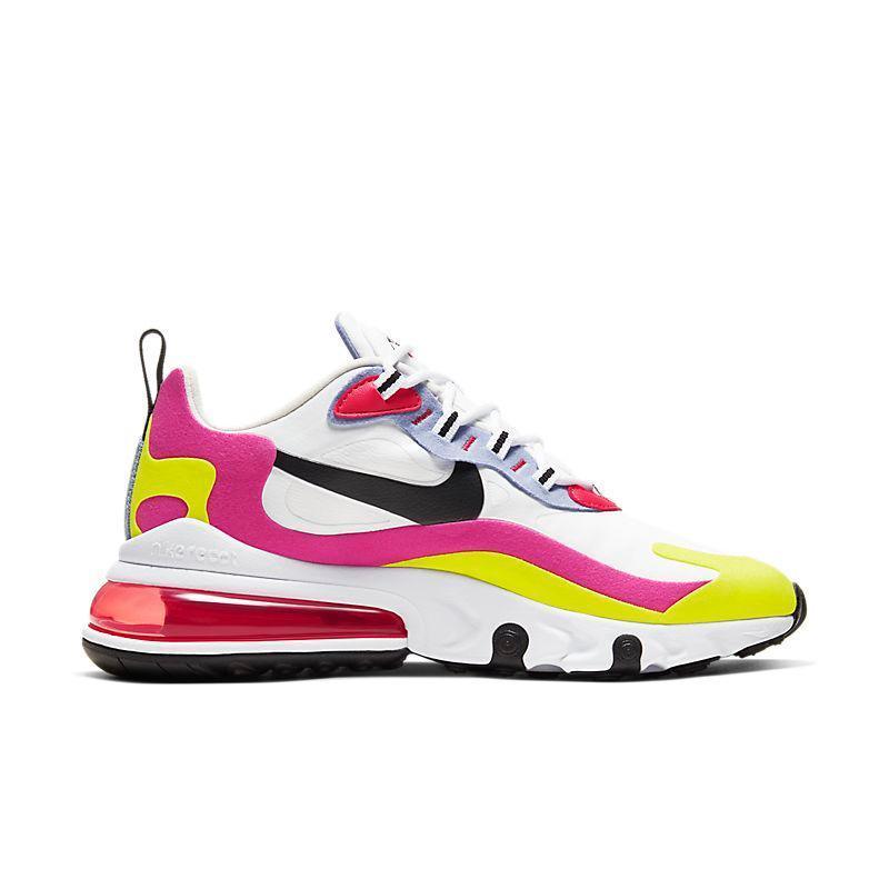 Nike Air Max 270 React 'White Pink Yellow' - Banlieue91